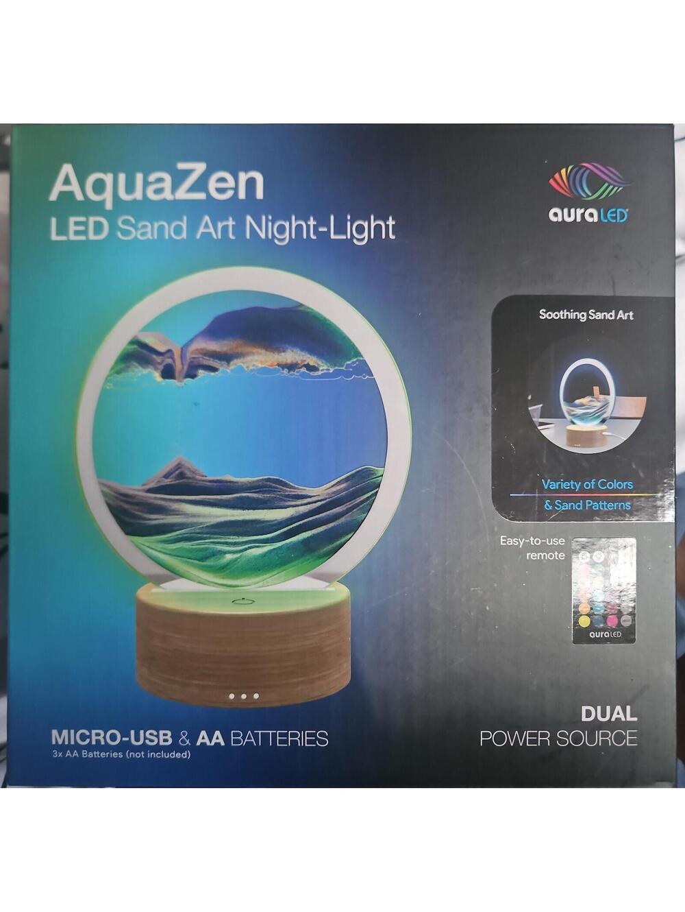 AQUA ZEN SAND ART Aura LED Night light Sand Art
